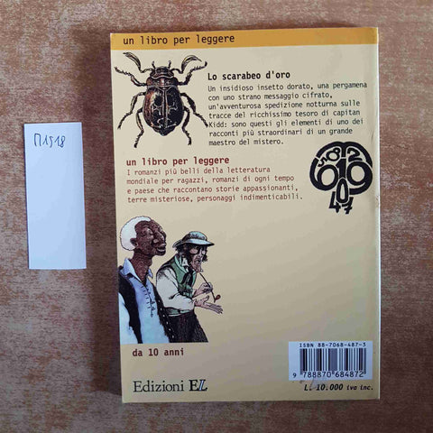 EDGAR ALLAN POE lo scarabeo d'oro EDIZIONI EL un libro per leggere da 10 anni