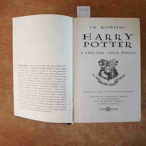 HARRY POTTER E L'ORDINE DELLA FENICE J.K.Rowling 2021 SALANI