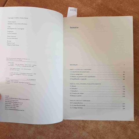 MCMAFIA CRIME SEM FRONTEIRAS Misha Glenny 2008 COMPANHIA DAS LETRAS mafia