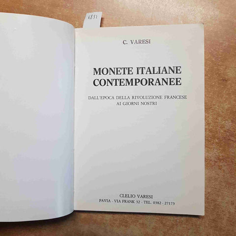 MONETE ITALIANE CONTEMPORANEE numismatica Clelio Varesi 1982 QUOTAZIONI IN LIRE