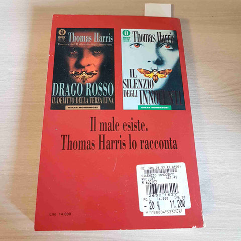 IL SILENZIO DEGLI INNOCENTI thriller THOMAS HARRIS - MONDADORI - 1996