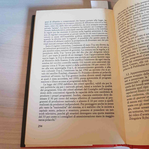 LA QUALITA' TELEVISIVA nella societa' avanzata CARLO SARTORI - BOMPIANI - 1993