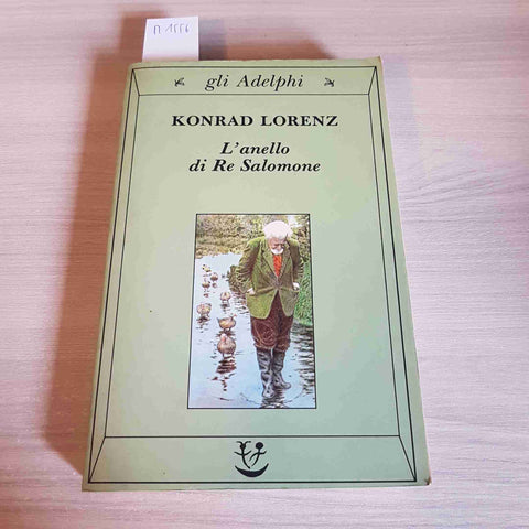 L'ANELLO DI RE SALOMONE etologia KONRAD LORENZ - ADELPHI - 1989