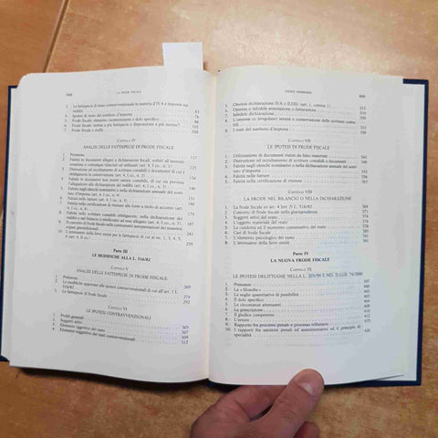 LA FRODE FISCALE Baldassarre Santamaria 2002 GIUFFRE' EDITORE diritto fisco