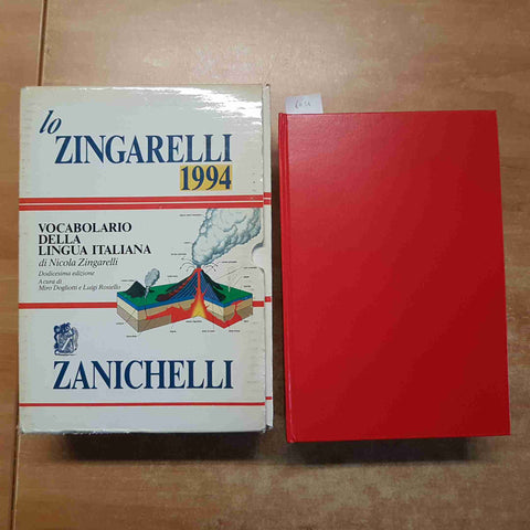 VOCABOLARIO DELLA LINGUA ITALIANA ZINGARELLI 1994 ZANICHELLI dizionario