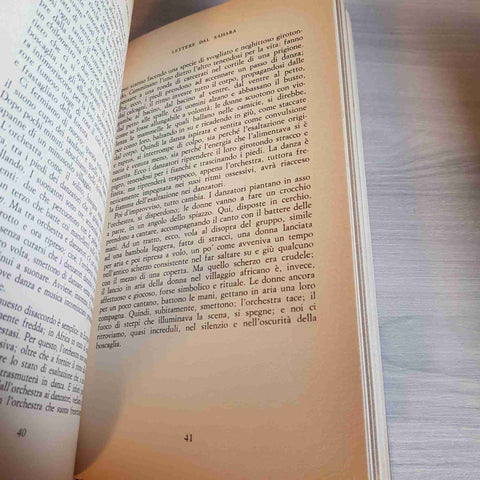 LETTERE DAL SAHARA africa nera ALBERTO MORAVIA - BOMPIANI 1981 PRIMA EDIZIONE