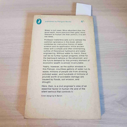 WATER IN THE SERVICE OF MAN - H. R. VALLENTINE - PENGUIN BOOKS - 1967