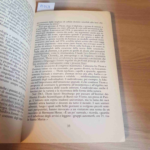 LA TEORIA DELLE CATASTROFI molto sottolineato pessimo!!! WOODCOCK DAVIS GARZANTI