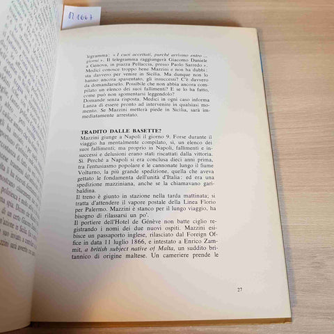 MAZZINI I GRANDI CONTESTATORI RIVOLUZIONARIO IDEALISTA - MONDADORI - 1974