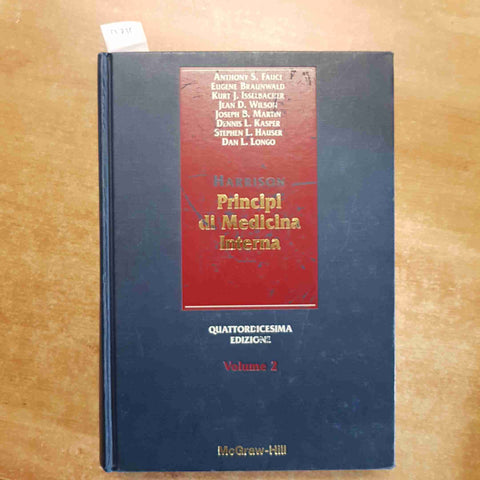 PRINCIPI DI MEDICINA INTERNA volume 2 HARRISON McGRAW-HILL fauci braunwald