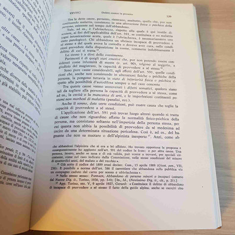 TRATTATO DI DIRITTO PENALE ITALIANO - VOLUME 8 - VINCENZO MANZINI - UTET - 1986