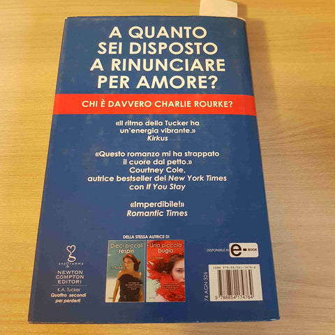 QUATTRO SECONDI PER PERDERTI - K. A. TUCKER - NEWTON COMPTON EDITORI - 2015