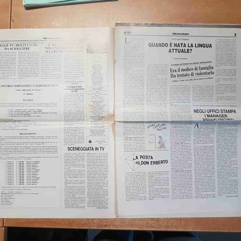 TRIBUNA STAMPA 4/1991 organo informazione giornalisti USPI