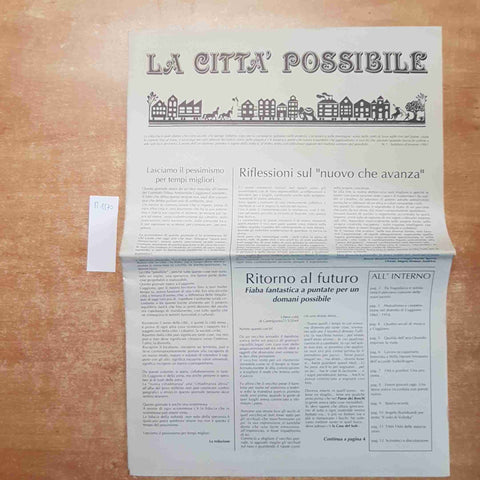 RIVISTA LA CITTA' POSSIBILE Cuggiono Castelletto NUMERO 1 - 1993