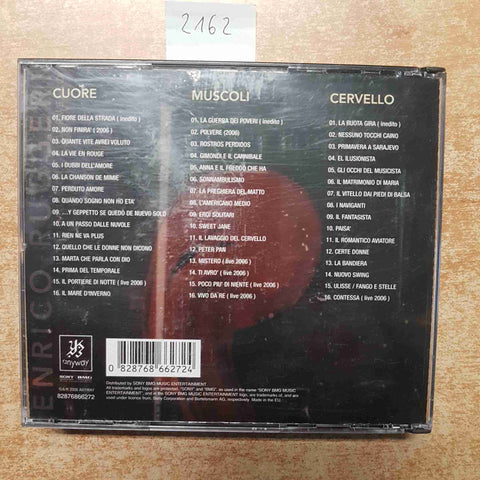 ENRICO RUGGERI cuore muscoli e cervello 3 CD SONY BMG 2006