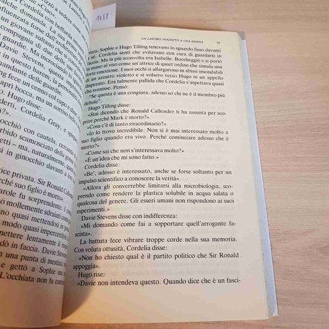 UN LAVORO INADATTO A UNA DONNA - P. D. JAMES - MONDADORI - 2009