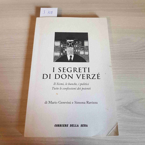 I SEGRETI DI DON VERZE' sism MARIO GEREVINI, SIMONA RAVIZZA CORRIERE DELLA SERA