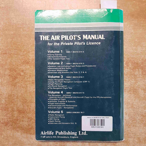 THE AIR PILOT'S MANUAL 3 AIR NAVIGATION  1987 THOM  airlife