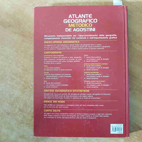 ATLANTE GEOGRAFICO METODICO DE AGOSTINI 2012