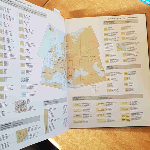 GRANDE ATLANTE D'EUROPA DE AGOSTINI 1994 GEOGRAFICO citta' del mondo