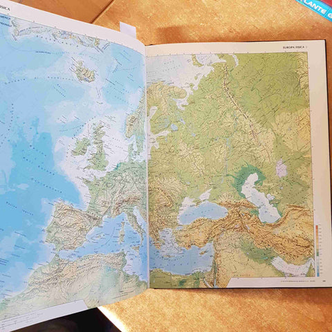 GRANDE ATLANTE D'EUROPA DE AGOSTINI 1994 GEOGRAFICO citta' del mondo