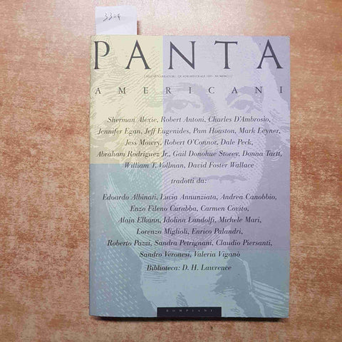 PANTA AMERICANI N°12 1993 foster wallace donna tartt albinati veronesi BOMPIANI