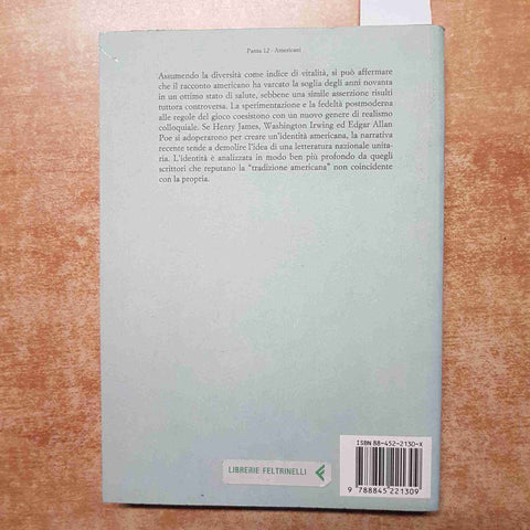 PANTA AMERICANI N°12 1993 foster wallace donna tartt albinati veronesi BOMPIANI