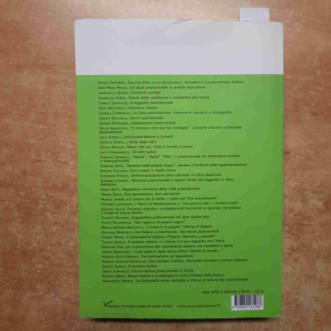 NARRATIVA COLONIALE E POSTCOLONIALE NELLA LETTERATURA ITALIANA degli anni 2000