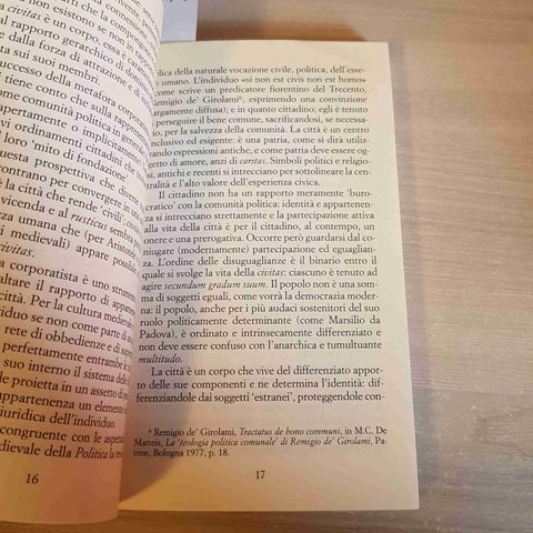 CITTADINANZA stato diritti doveri PIETRO COSTA - LATERZA - 2005
