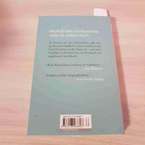 CEES NOOTEBOOM VENEDIG DER LOWE, DIE STADT UND DAS WASSER 2019 SUHRKAMP venezia