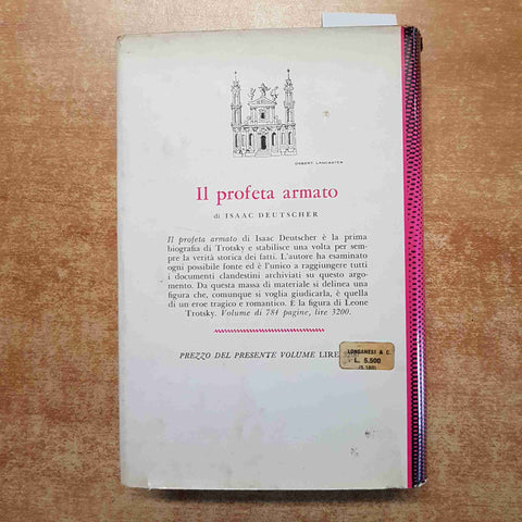 LEONE TROTSKY 1929 1940 il profeta esiliato ISAAC DEUTSCHER 1965 longanesi
