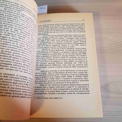 LA CIVILTA' DEGLI ASSIRI E DEI BABILONESI - GEORGES CONTENAU - MELITA - 1990