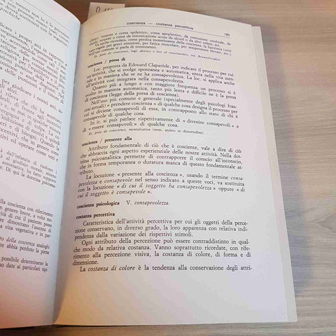 DIZIONARIO DI PSICOLOGIA - AMEDEO DALLA VOLTA - GIUNTI BARBERA - 1974