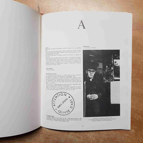 DANIEL SPOERRI FROM A TO Z 1991 FONDAZIONE MUDIMA catalogo arte