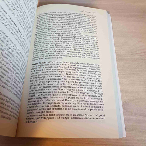 DIZIONARIO DEI NOMI origine dei nomi italiani FUENTES, CATTABIANI - NEWTON 2003