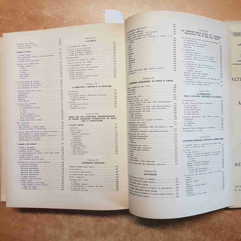 LE PIANTE E LA LORO VITA 1 SAPPA, TOSCO 1961 DE AGOSTINI vegetali botanica