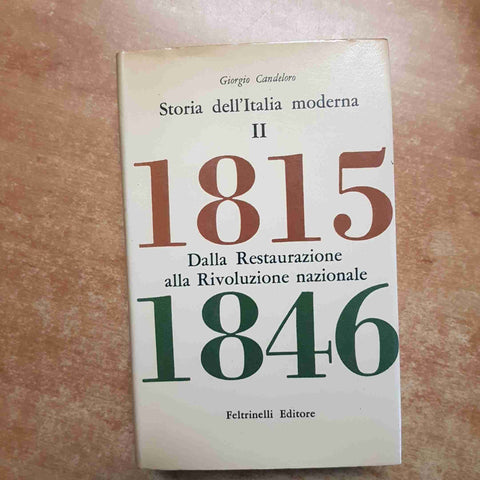 STORIA DELL'ITALIA MODERNA 8 volumi DAL RISORGIMENTO AL FASCISMO candeloro 1977