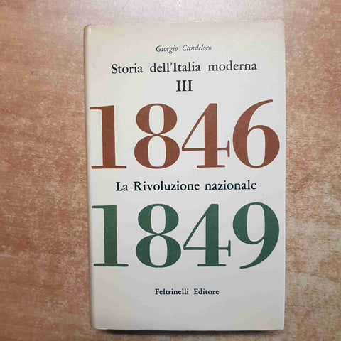 STORIA DELL'ITALIA MODERNA 8 volumi DAL RISORGIMENTO AL FASCISMO candeloro 1977