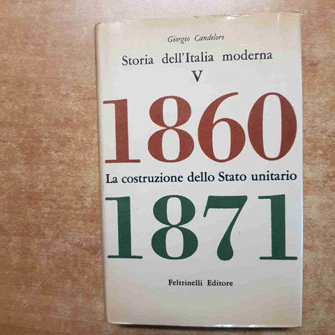 STORIA DELL'ITALIA MODERNA 8 volumi DAL RISORGIMENTO AL FASCISMO candeloro 1977