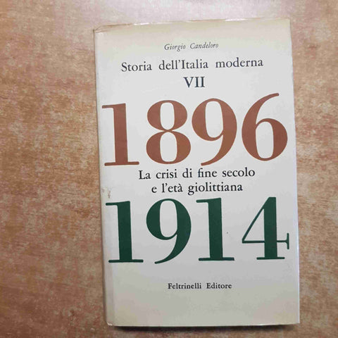 STORIA DELL'ITALIA MODERNA 8 volumi DAL RISORGIMENTO AL FASCISMO candeloro 1977