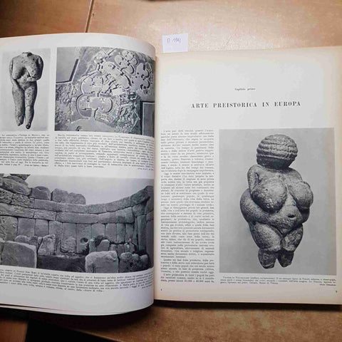 ARTE DI TUTTI I TEMPI 1 dalla preistoria al medioevo CINOTTI MIA 1955 DE AGOSTIN