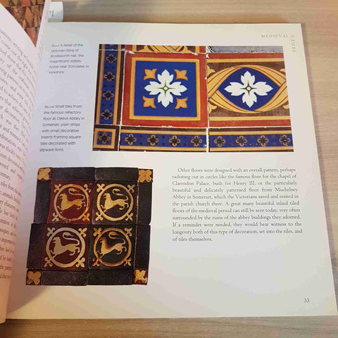 THE TILE BOOK - DECORATING WITH FIRED EARTH - HILLIARD - PAVILION - 1999 tessere