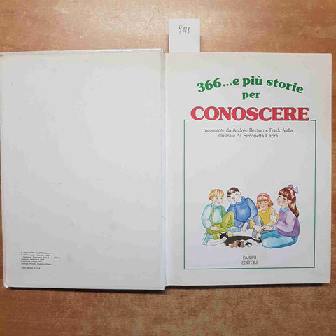 366... E PIU' STORIE PER CONOSCERE bertino valla capra FABBRI 1991