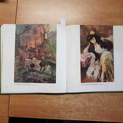 LA PITTURA ITALIANA DELL'OTTOCENTO raffaele degrada FABBRI scritto sottolineato
