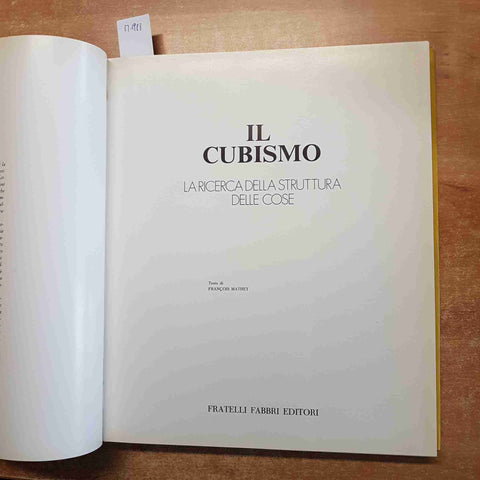 IL CUBISMO LA RICERCA DELLA STRUTTURA DELLE COSE l'arte moderna RUSSOLI fabbri