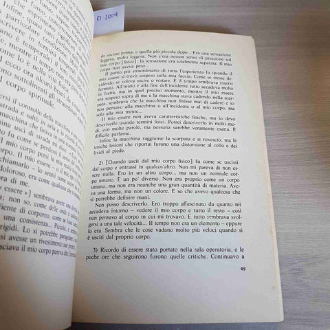 LA VITA OLTRE LA VITA - RAYMOND MOODY - MONDADORI - 1983