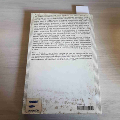 LA VITA OLTRE LA VITA - RAYMOND MOODY - MONDADORI - 1983