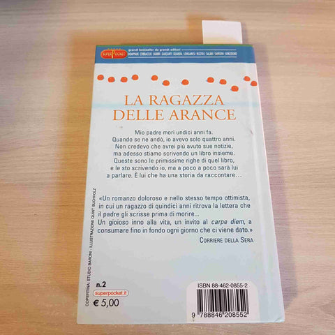LA RAGAZZA DELLE ARANCE - JOSTEIN GAARDER - SUPERPOCKET - 2006