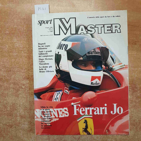 SPORT MASTER 32/1985 BAGNOLI HERNAN eleonora giorgi de sio fenech guida FERRARI