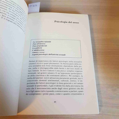 QUELLO CHE ANCORA NON SAI SUL SESSO sex FABIO VALLI - DE VECCHI EDITORE 1988